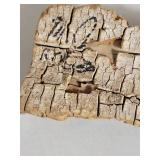 Signed Hand Carved Live Edge Hopi Clown Kachina Doll