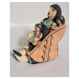 Native American Storyteller Figure by Mary Lucero