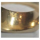 14K Yellow Gold Ruby Ring ~ Size 8.5, 22g