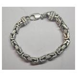 Heavy Sterling Silver Bracelet ~ 51 Grams