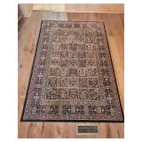 Traditional Panel Pattern Area Rug 63 by 91 Inches