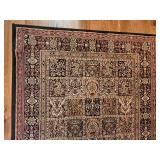 Traditional Panel Pattern Area Rug 63 by 91 Inches