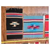 Southwestern Style Woven Accent Rug Group
