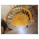Nichols & Stone Windsor Comb Back Armchair Pair