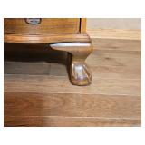 Slant Front Secretary Desk with Serpentine Drawers