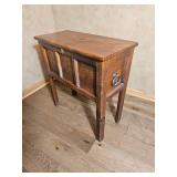 Rustic Wood Storage Table with Lift Top