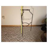 Casas Grandes Pottery Vessels with Iron Display Stand