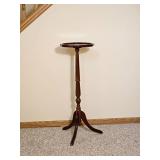Classic Turned Wood Pedestal Plant Stand, 12 by 35 Inches