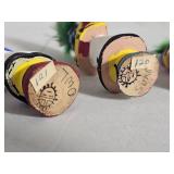 Miniature Hopi Style Kachina Figure Trio