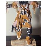 Whipper Kachina Style Figure with Feather Headdress