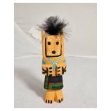 Feathered Hopi Style Kachina Ornament Figure