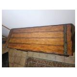 Rustic Spanish Revival Console Table Chest