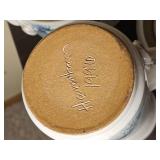 Handcrafted Pine Motif Studio Pottery Serving Collection
