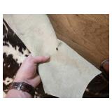 Brown and White Speckled Cowhide Rug