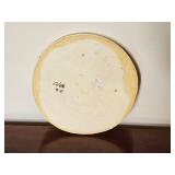 Round Fossil Snake Skeleton Wall Plaque