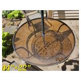 Outdoor Patio Table Set with Umbrella and Chairs