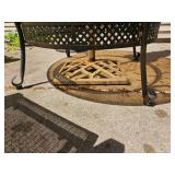 Outdoor Patio Table Set with Umbrella and Chairs