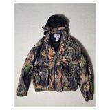 Mossy Oak Break Up Outer Crest Camo Hunting Jacket Size Large