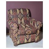Southwestern Pattern Upholstered Club Chair