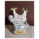 Vintage Ski Country Bourbon Whiskey Mountain Goat Decanter