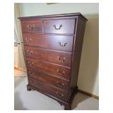 Traditional Cherry Finish 8 Drawer Chest