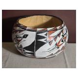 Signed R. Pederson Southwestern Style Pottery Bowl