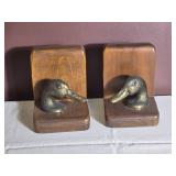 Duck Head Bookend Pair