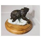 SIGNED Artist Proof Shoop Bronze Bear Sculpture