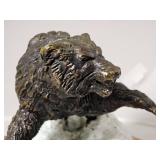 SIGNED Artist Proof Shoop Bronze Bear Sculpture