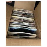 Massive Lot of 45"s Records - Vintage Record Player - Computer Related Items  - Speakers and More!