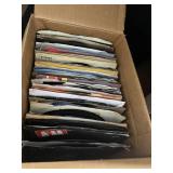 Massive Lot of 45"s Records - Vintage Record Player - Computer Related Items  - Speakers and More!
