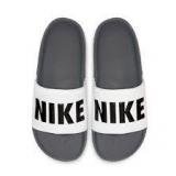 Brand New - Nike Offcourt slides Grey/Black/white Size 13