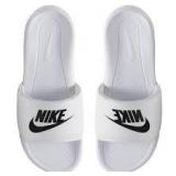 Brand New - Nike Victori slides white black white Size 10