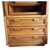 BR2 - Vintage Oak Armoire Cabinet / Vintage Gentlemen