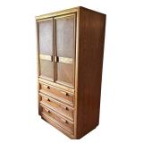 BR2 - Vintage Oak Armoire Cabinet / Vintage Gentlemen