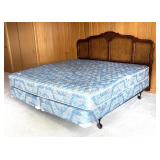 LBR - Vintage King Cane Bed Frame