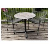BY - Patio Table & 2 Chairs Set