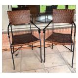LP - Woven Patio Chairs (Lot of 2)