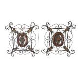LLR - Ornate Metal Wall Decor (Lot of 2)
