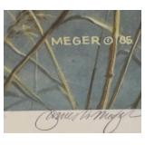 LLR - Vintage James Meger Windsong Limited Edition Print 209/500 Framed
