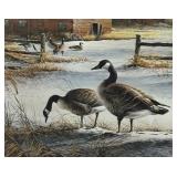 LLR - Vintage Terry Redlin Winter Haven Signed & Numbered Print 306/500 Framed
