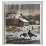 LLR - Vintage Terry Redlin Winter Haven Signed & Numbered Print 306/500 Framed
