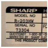 LLR - Vintage Sharp Carousel Microwave Oven R-203HW