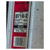 G - Werner D716-2 Type III Ladder 16 Ft