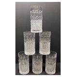 K - Gorham Fairfax Crystal Highball Tumblers (Lot of 6)