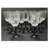 K - Luminarc Arcoroc Stemware Glasses 8in (Lot of 11)