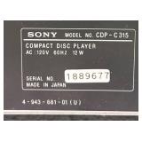 K - Vintage Sony CDP-C315 5-Disc Compact Disc Player