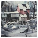 LLR - Roger Lundquist Minnehaha Station Signed Print Framed