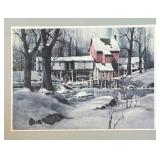 LLR - Roger Lundquist Minnehaha Station Signed Print Framed