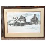LLR - Dave Riebe Winter Winds Framed Print